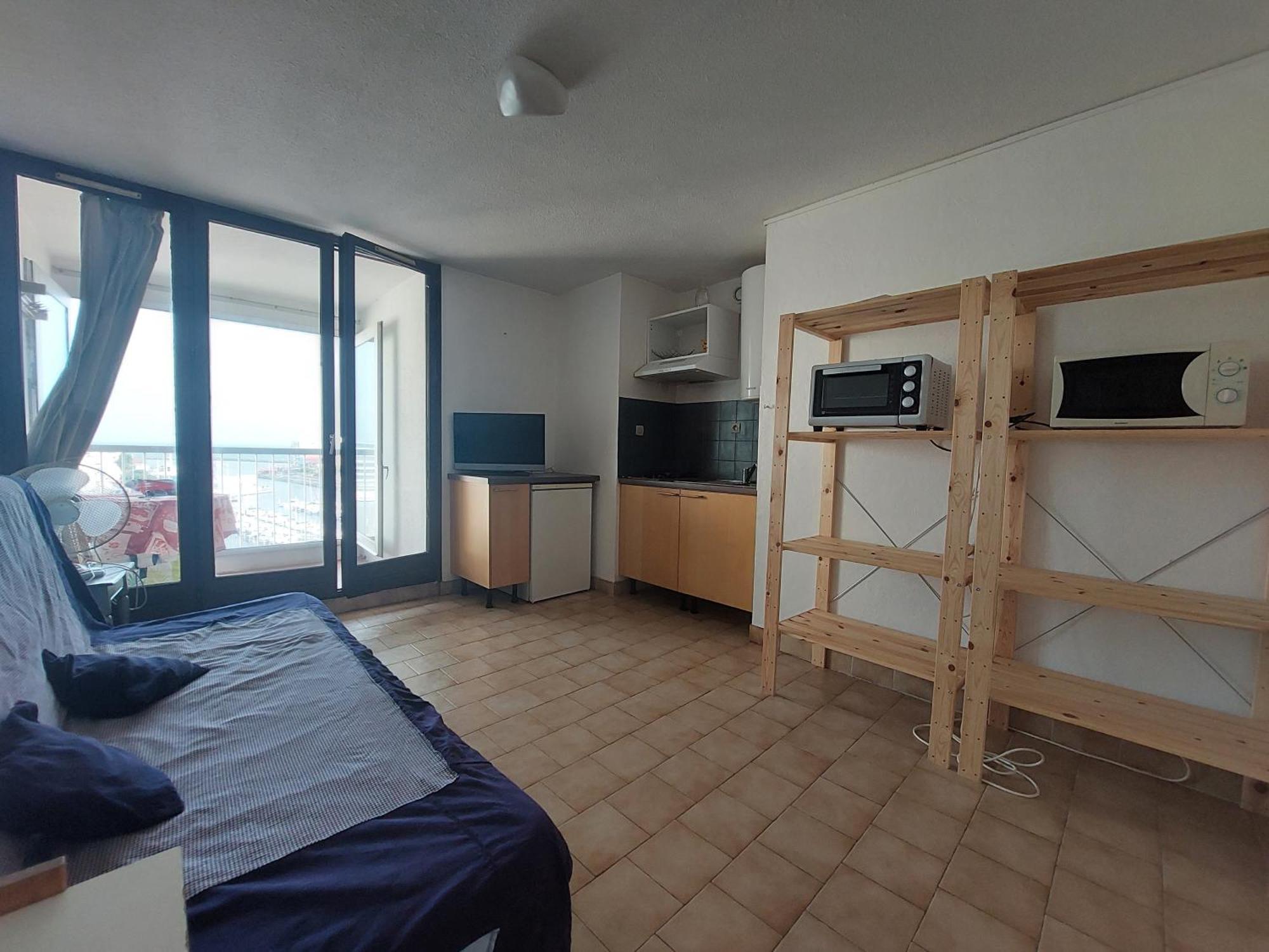 Studio Cabine Vue Mer Carnon-Plage Eksteriør billede